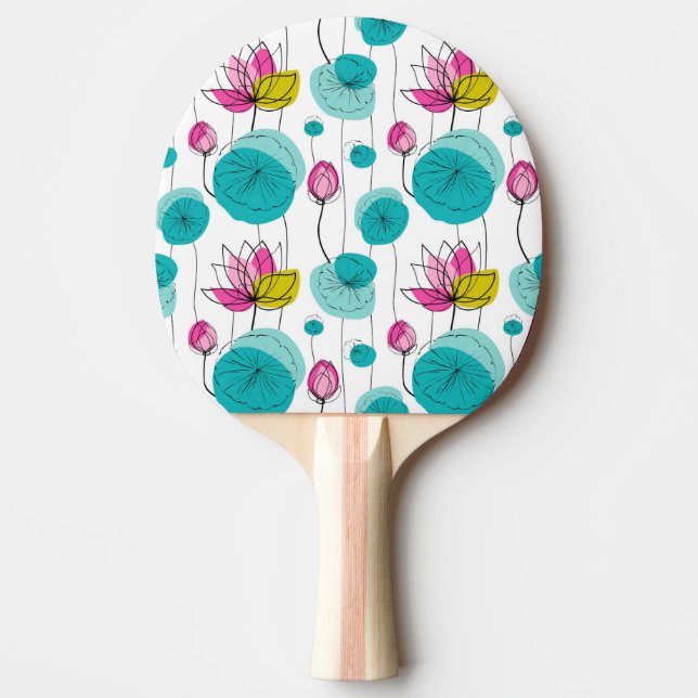 Pala De Ping Pong Floral Ping Pong Paddle (Anverso)