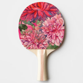 Pala De Ping Pong flores dahlias