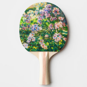 Pala De Ping Pong Flores de bonito de época ilustracion de flores de