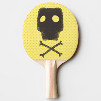 Pala De Ping Pong Flores de cráneo