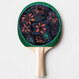 Pala De Ping Pong Flores de Henna