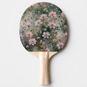 Pala De Ping Pong Flores silvestres de bonito