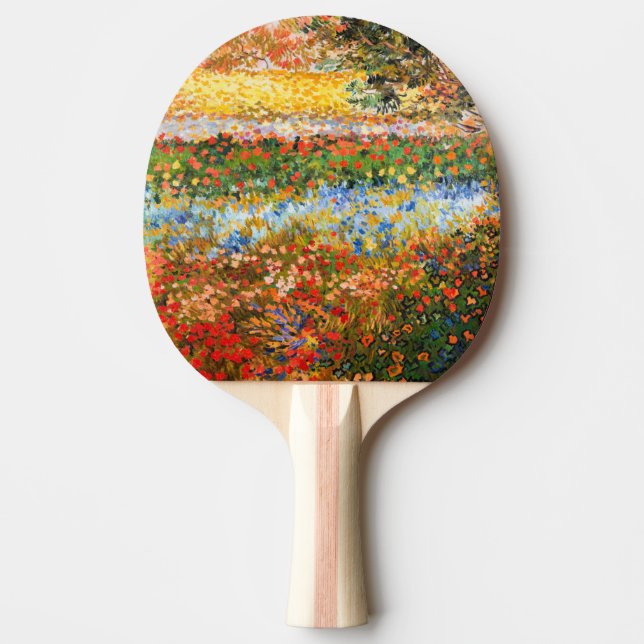 Pala De Ping Pong 'Flower Garden' Vincent van Gogh. (Anverso)