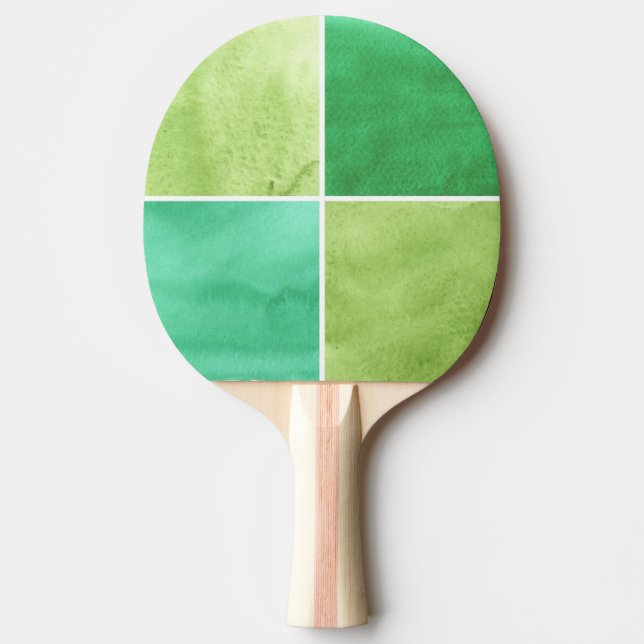 Pala De Ping Pong fondo colorido de la acuarela para sus 6 (Anverso)