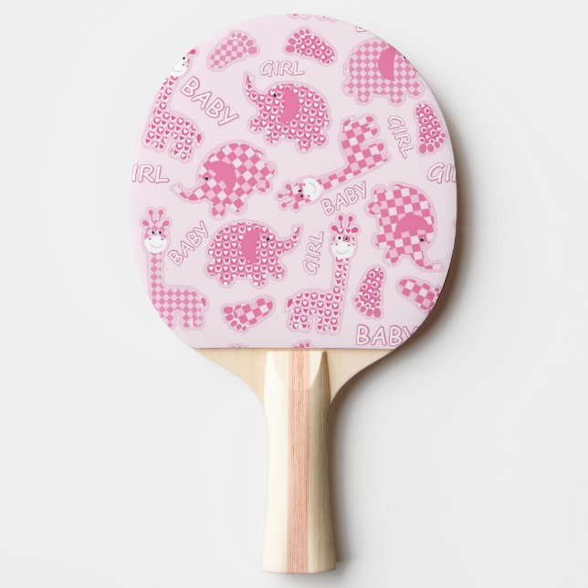 Pala De Ping Pong fondo de la niña (Anverso)