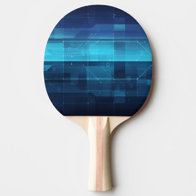 Pala De Ping Pong Fondo digital de alta tecnología (Anverso)
