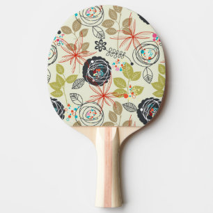 Pala De Ping Pong Fondo floral 2