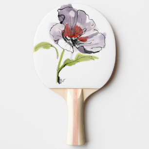 Pala De Ping Pong Fondo floral pintado extracto 3