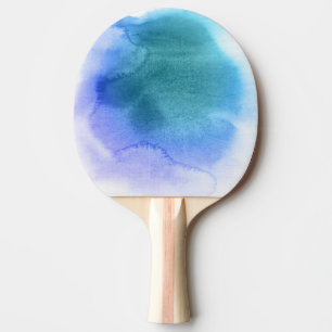 Pala De Ping Pong Fondo pintado a mano 12 de la acuarela abstracta