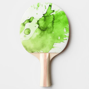 Pala De Ping Pong Fondo pintado a mano 3 2 de la acuarela abstracta