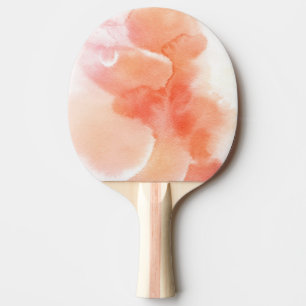 Pala De Ping Pong Fondo pintado a mano de la acuarela abstracta