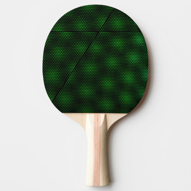 Pala De Ping Pong Fondo verde abstracto (Anverso)