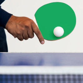 Pala De Ping Pong Fondo verde sólido