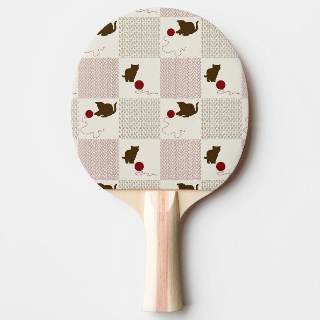Pala De Ping Pong Fondos de los gatitos (Anverso)