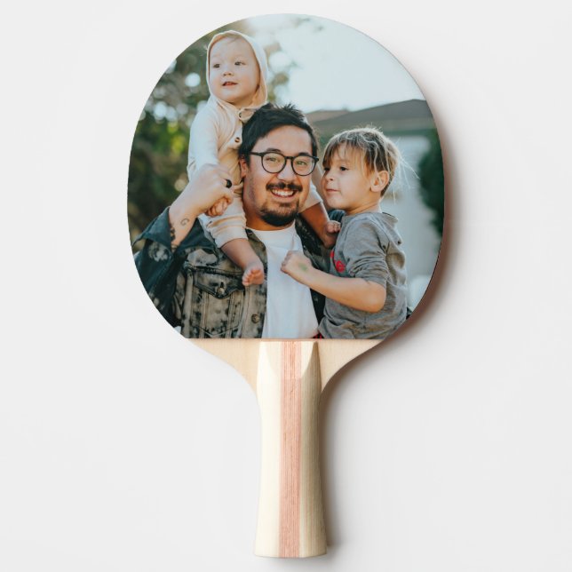 Pala De Ping Pong Foto de familia personalizado personalizada (Anverso)