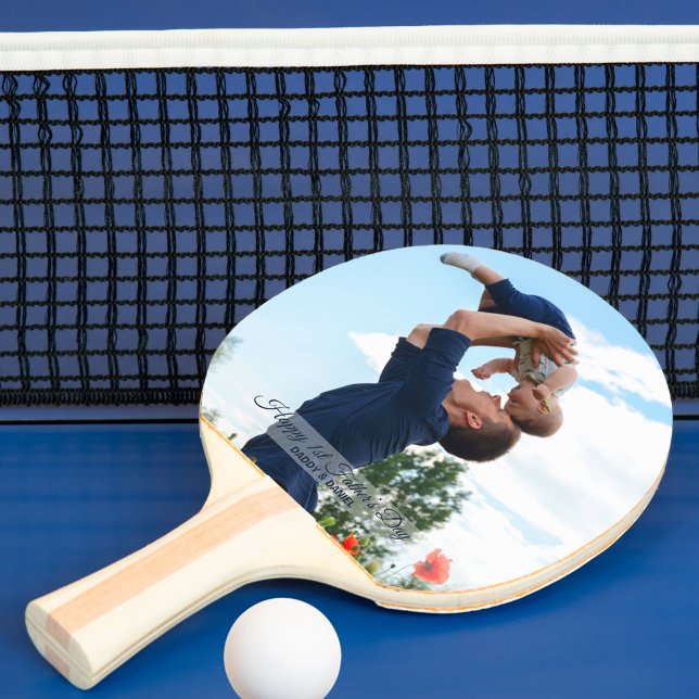 Pala De Ping Pong Foto del Personalizado del Día del Padre Feliz (Subido por el creador)