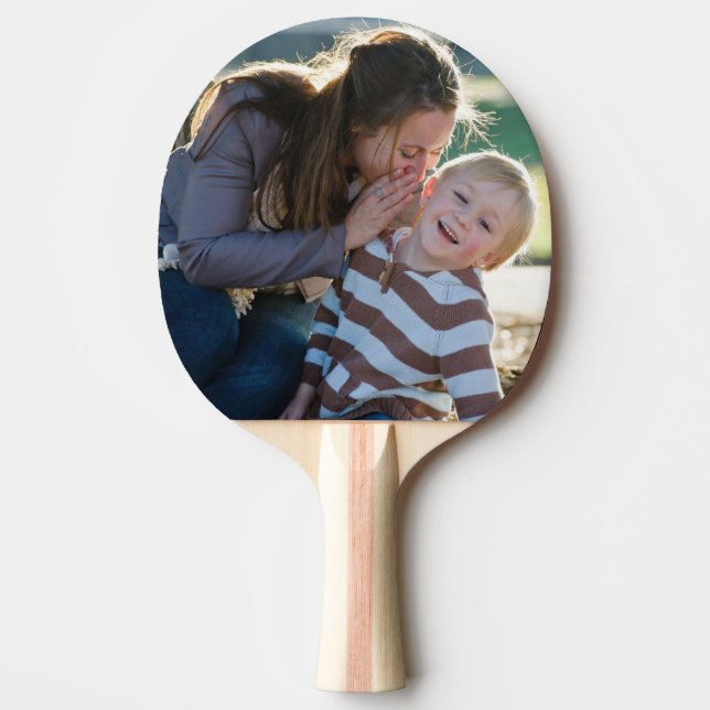 Pala De Ping Pong  Foto personalizada  (Anverso)