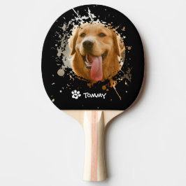 Pala De Ping Pong Foto personalizada con nombre