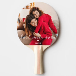 Pala De Ping Pong Foto personalizada Día de la Madre Cumpleaños Mejo