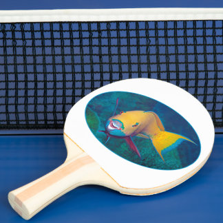 Pala De Ping Pong Foto submarina de pez parroquial - Diseño fotográf