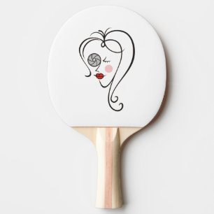 Pala De Ping Pong Fotógrafa femenina
