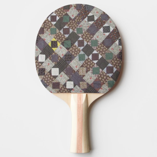 Pala De Ping Pong Fotografía del incandescente del mosaicoArtesanía  (Anverso)