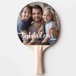 Pala De Ping Pong Fotografía moderna del mejor papá de la historia