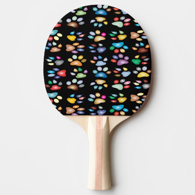 Pala De Ping Pong Fotografías de colores (Anverso)