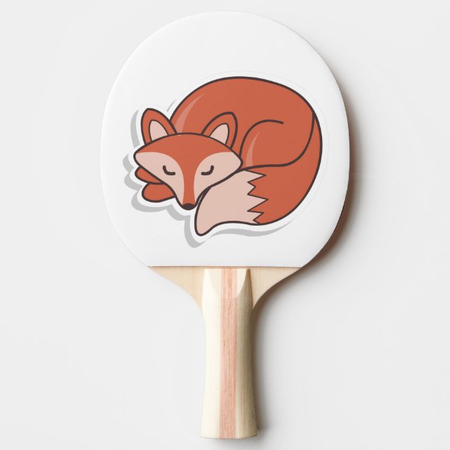 Pala De Ping Pong Fox Sleeping (Anverso)
