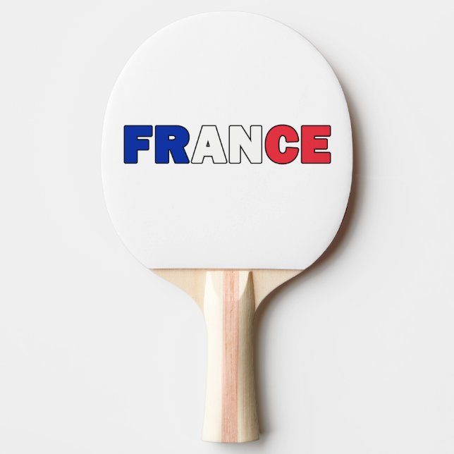 Pala De Ping Pong Francia (Anverso)