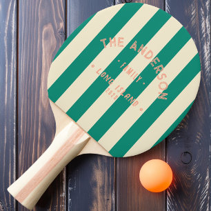 Pala De Ping Pong Franja de Brisa de Playa Aqua de Costa y Nombre de