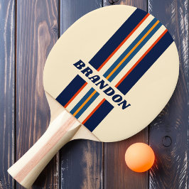Pala De Ping Pong Franja de Ralley de Arcoíris Retro del Desierto co