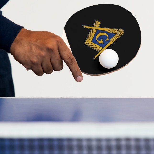 Pala De Ping Pong Freemason Fiesta BBQ Masonic Freemasonry (in situ)