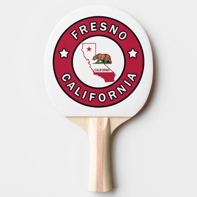 Pala De Ping Pong Fresno California (Anverso)