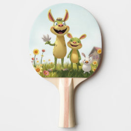 Pala De Ping Pong Fröhliche Wiesengang – Bunte Tierfreunde im Frühli