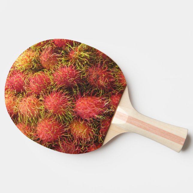 Pala De Ping Pong Fruta tropical de Rambutan (Lateral)
