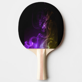 Pala De Ping Pong Fuego de colores - morado y amarillo