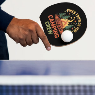 Pala De Ping Pong Fuegos Amigos Diversión Camping