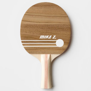 Pala De Ping Pong Fuente de madera moderna personalizada