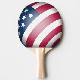 Pala De Ping Pong Fun, Guay Patriotic Bandera de los Estados Unidos 