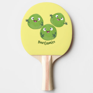 Pala De Ping Pong Funny Brussels brota personalizado de verduras