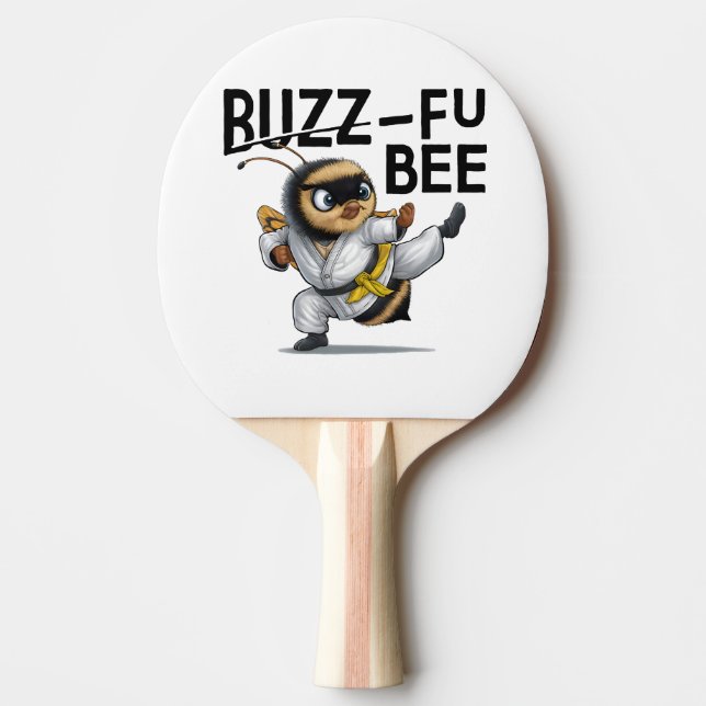 Pala De Ping Pong Funny Buzz-Fu Bee Martial Arts (Anverso)