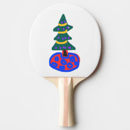 Pala De Ping Pong Funny Christmas Tree