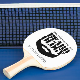 Pala De Ping Pong Funny Hairy Professor of Beardology