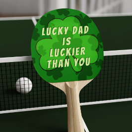 Pala De Ping Pong Funny Shamrock St Patrick's Day Ping Pong Paddle