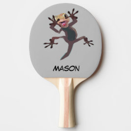 Pala De Ping Pong Funny Startny Lizard Custom Name