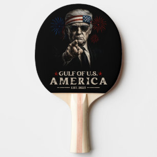 Pala De Ping Pong Funny Trump Golfo De Estados Unidos 2025 4 De Juli