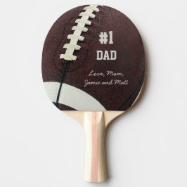 Pala De Ping Pong Fútbol personalizado #1 papá