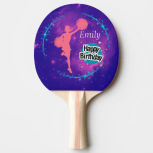 Pala De Ping Pong Gafas de cumpleaños felices y personalizadas