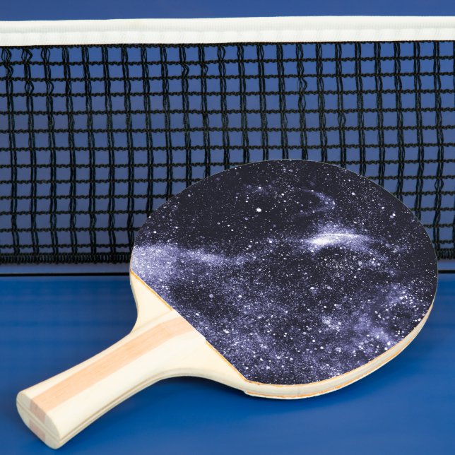 Pala De Ping Pong Galaxia abstracta violeta morada (in situ)
